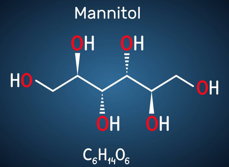 mannitol wzór strukturalny