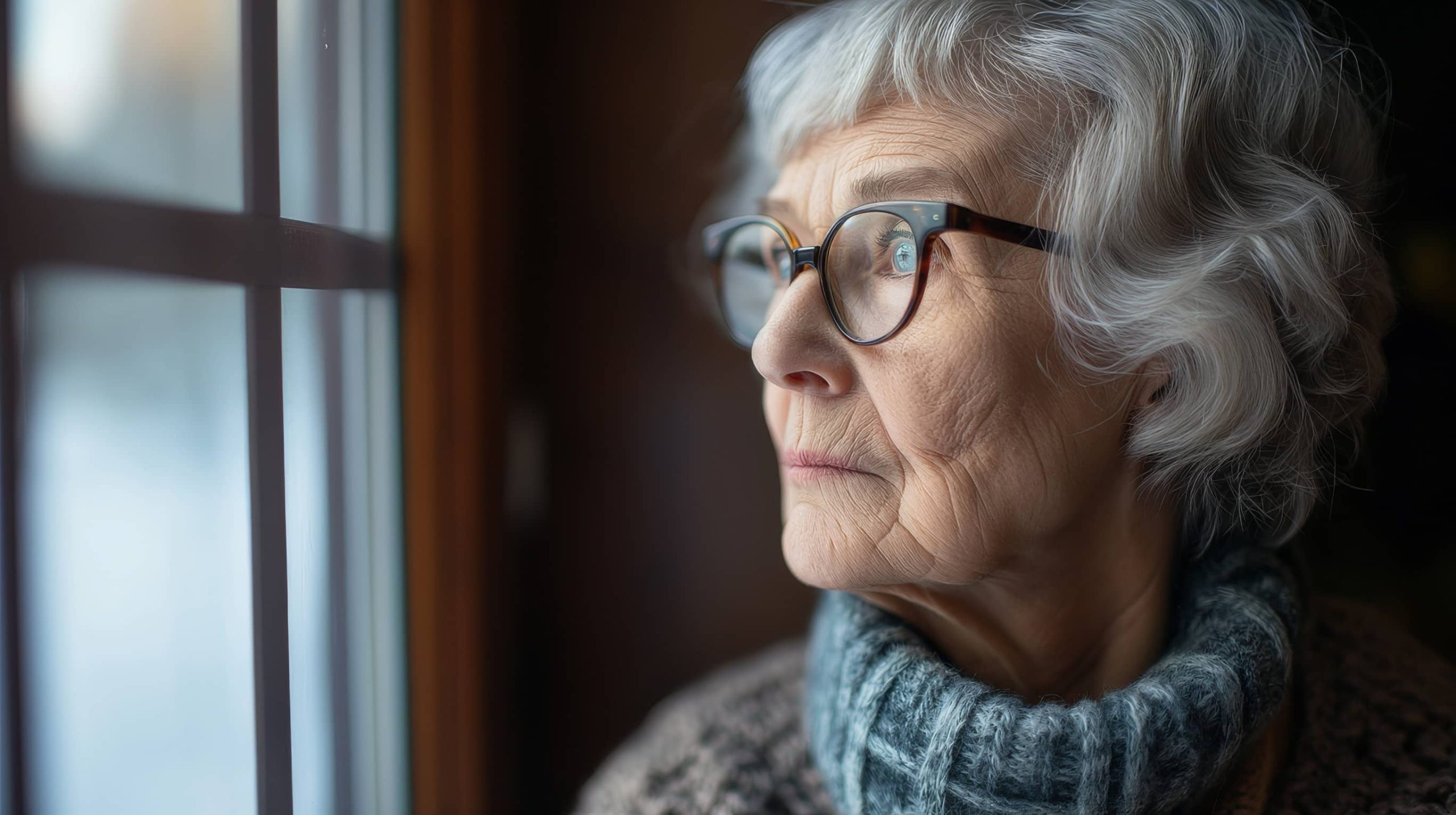 starsza kobieta cierpiąca na Alzheimera