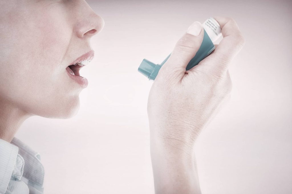 Glikokortykosteroidy wziewne - inhalator