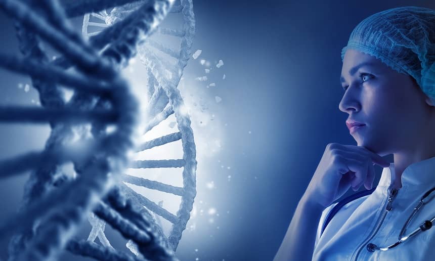 lekarz i DNA